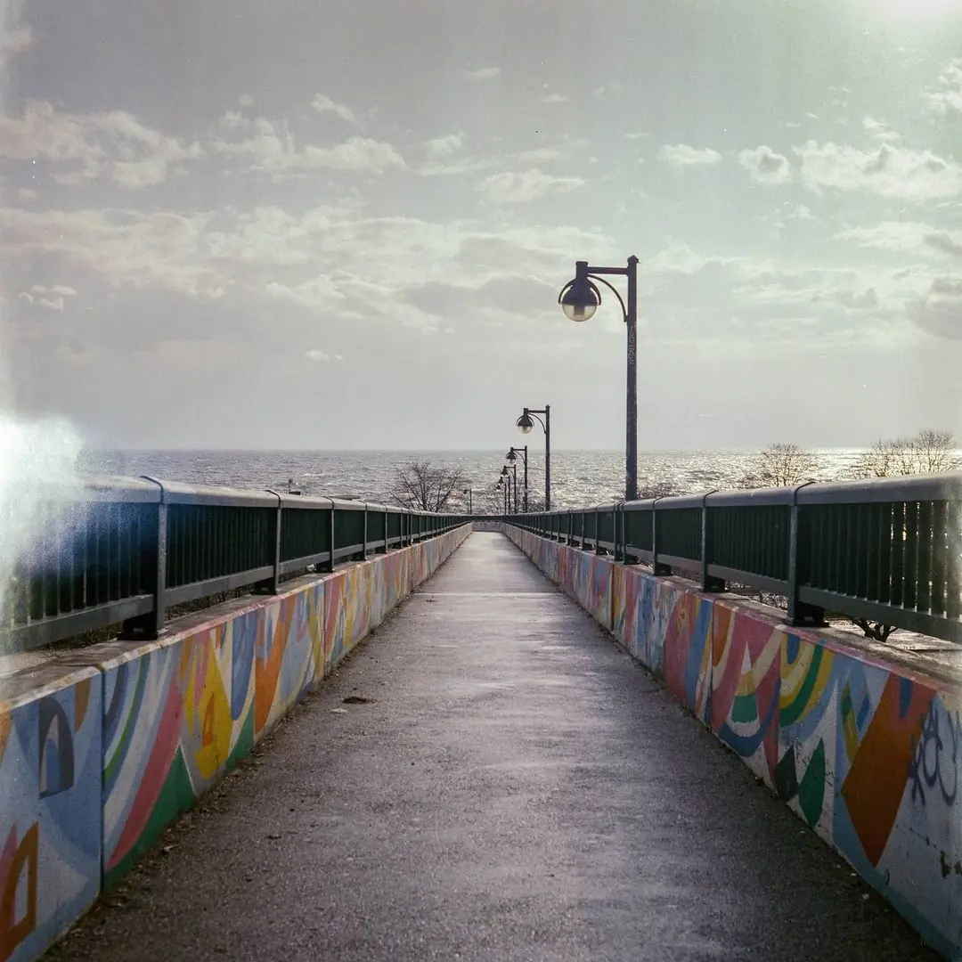 Bridge to Lake Ontario