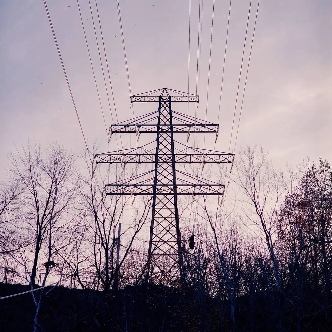 Power lines over the Humber River