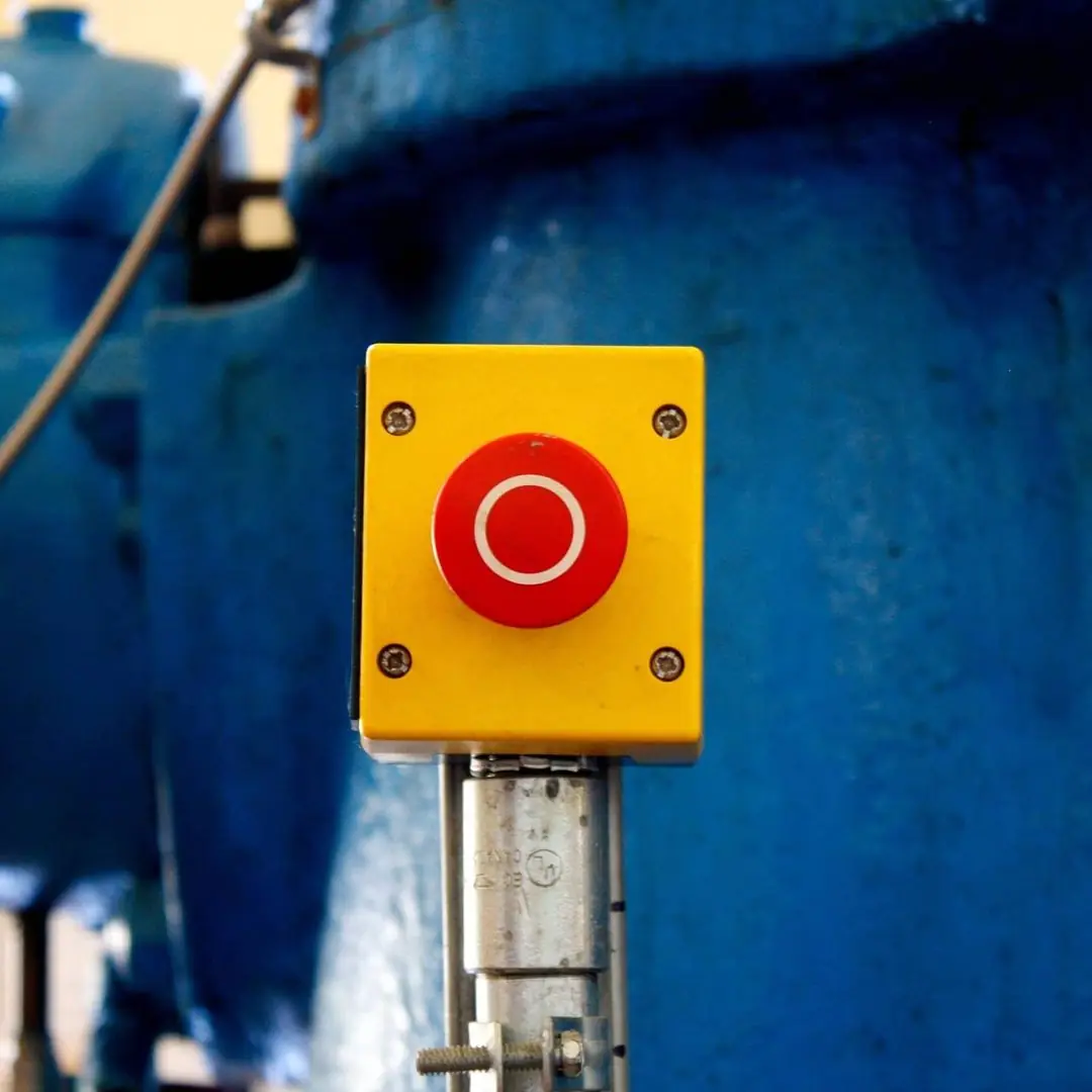 The button that controls your water