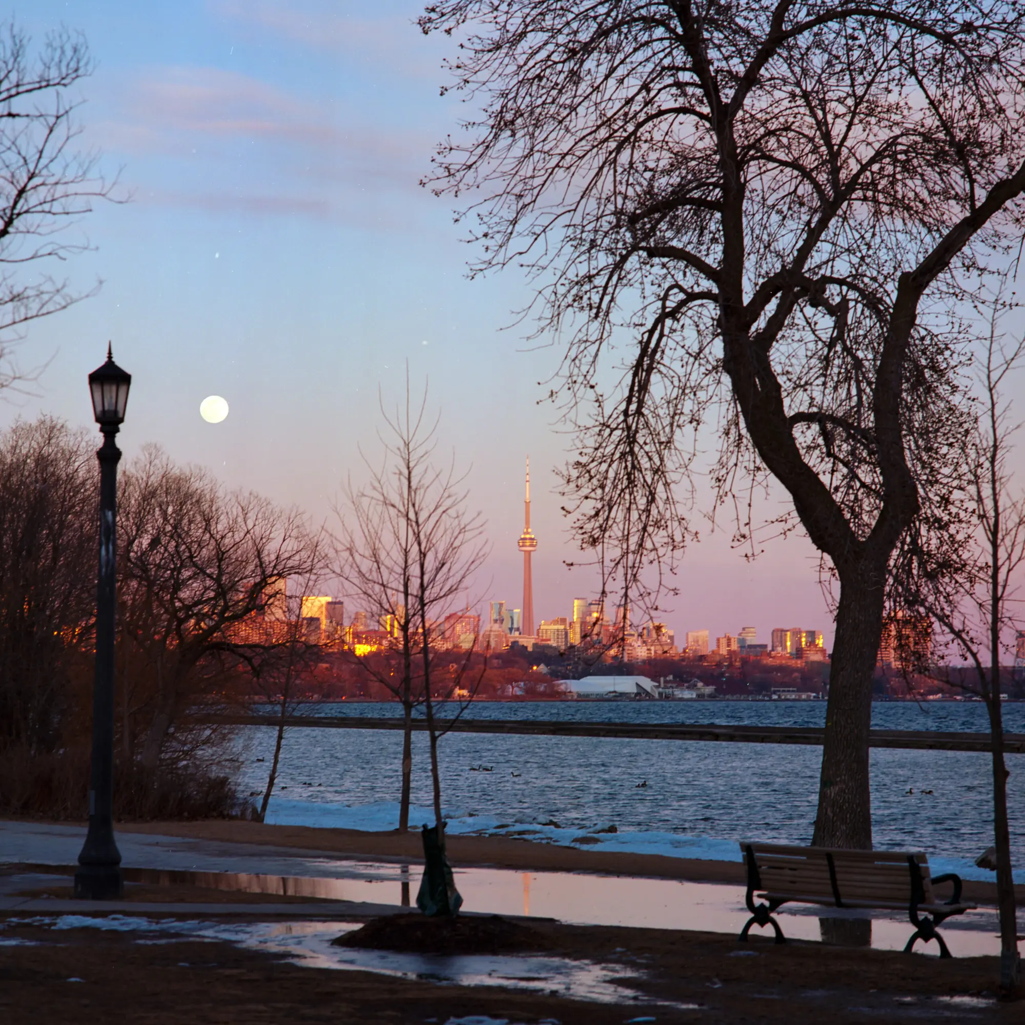 Moonrise Sunset