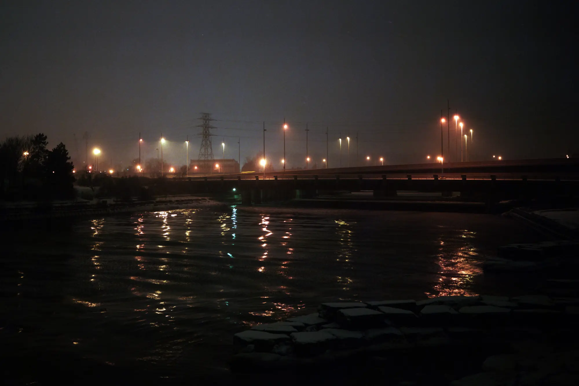 Lights in the Humber River