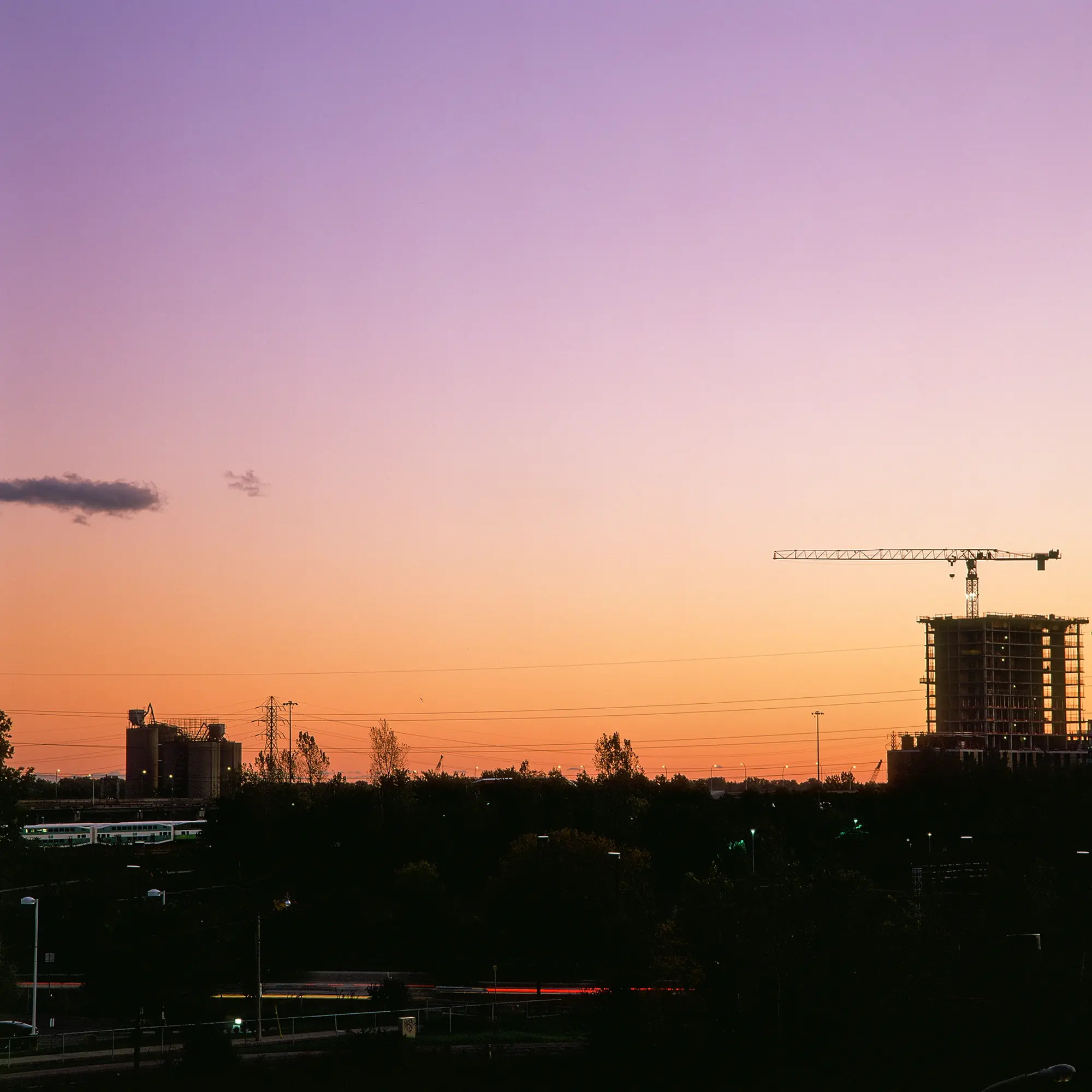 Sunset Under Construction