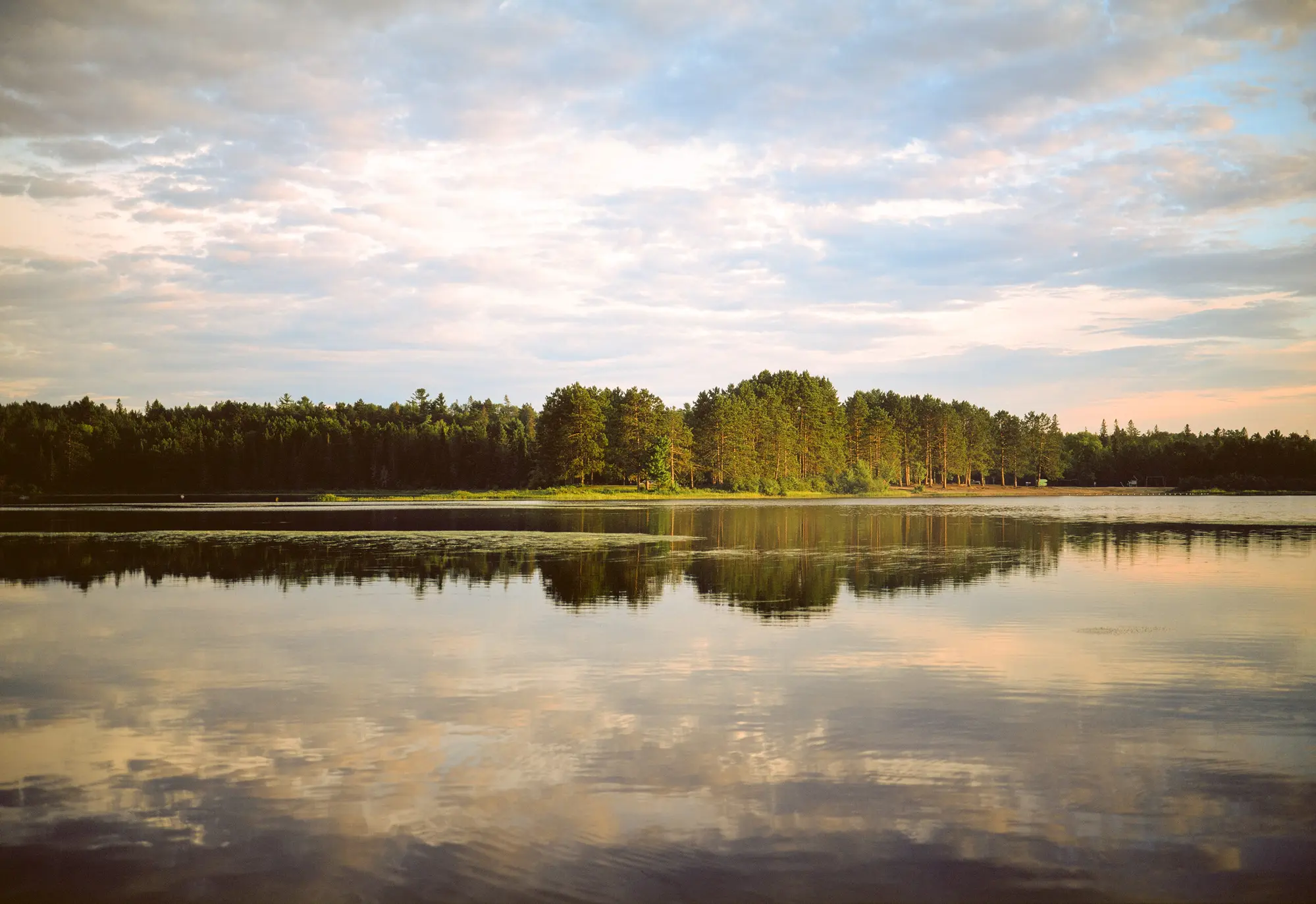 Sunset Across the Lake